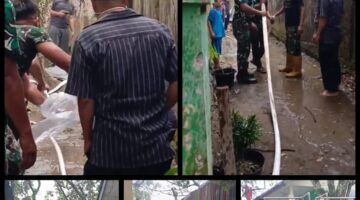 Kepanikan Warnai Smansa Simpang Kiri, Api Sudah Mengenai Resplang dan Seng RKB, Damkar dan TNI Turun Tangan